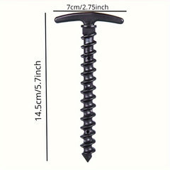 10pcs Tent Screw Stakes for Camping & Hiking