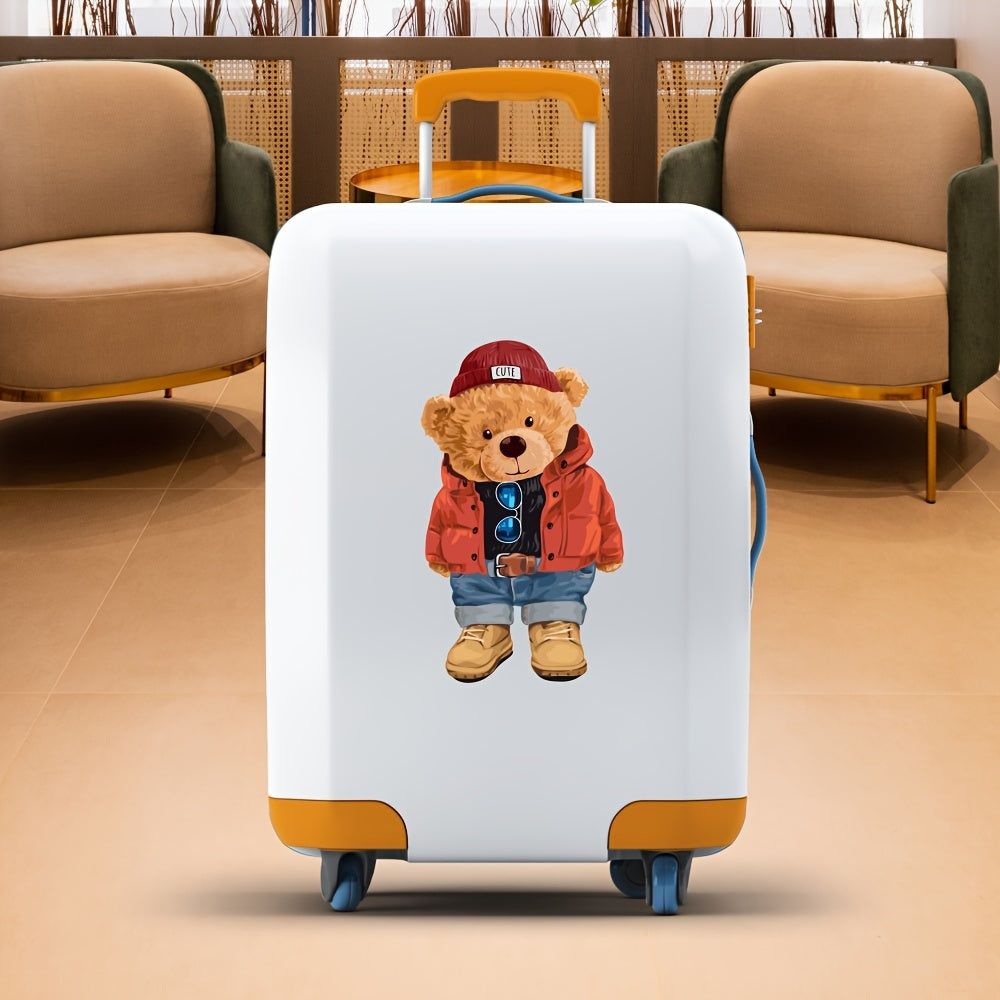 Cartoon Anime Teddy Bear Sticker for Decoration