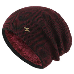 Men's Thermal Knitted Hat Winter Hair Protection