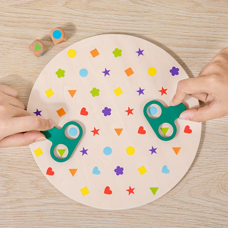 Wooden Educational Puzzle Game Shape Recognition Toy