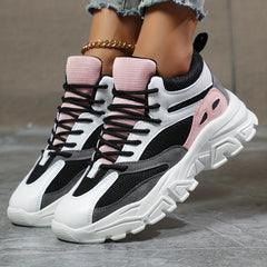 Chunky Sneakers Mesh Breathable Running Shoes