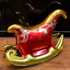 XL Christmas Reindeer Balloon Decor 3D Standing Sled Deer