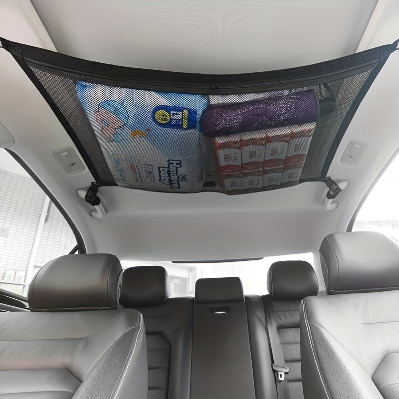 SUV Car Ceiling Storage Net Pocket Interior Cargo Net Mesh Bag
