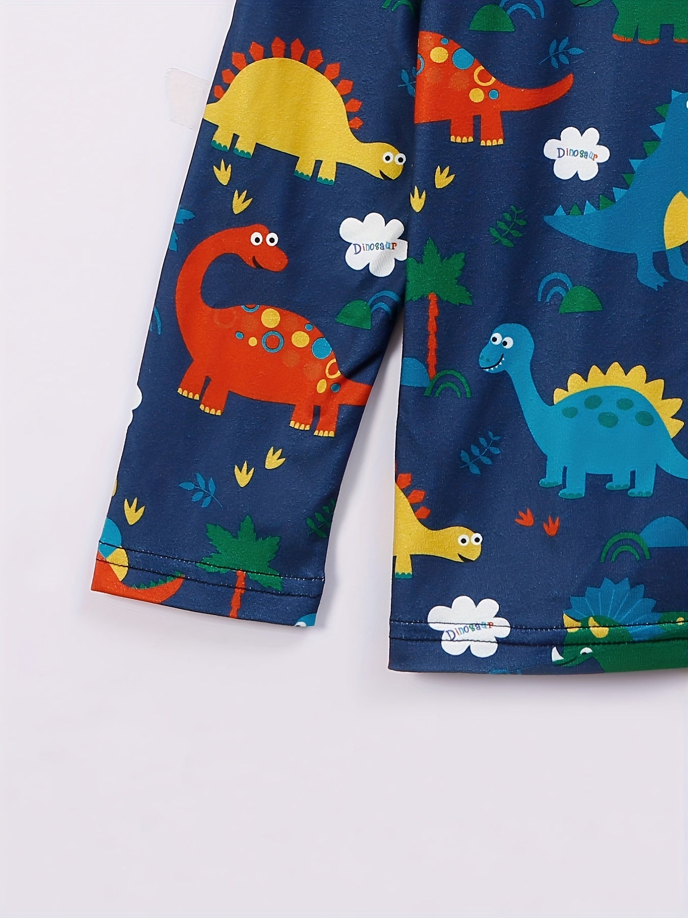Toddler Dino Pajama Set Long Sleeve Top & Pants