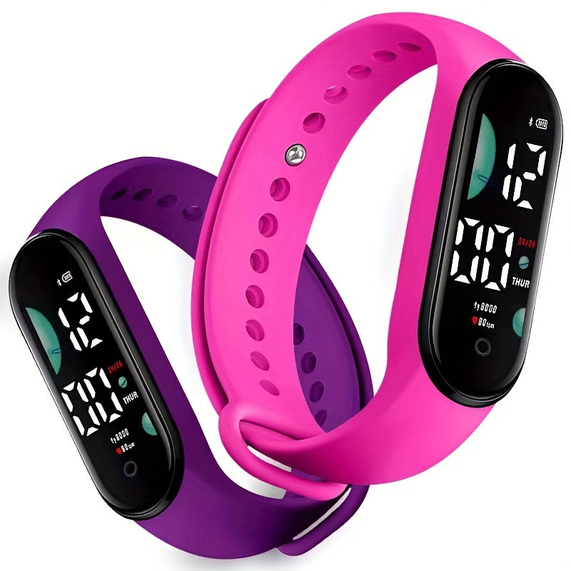 LED Electronic Watch Students Sports Bracelet Watch