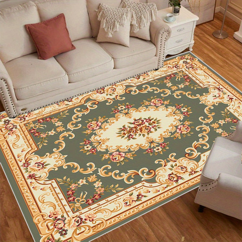 European Style Decorative Carpet Anti-Skid Indoor Living Room Dormitory Kitchen