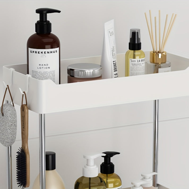 Bathroom Toiletries Shelf Toilet Countertop Storage Rack Organizer