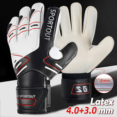Goalkeeper Gloves Strong Grip Beginner Football Great Protection