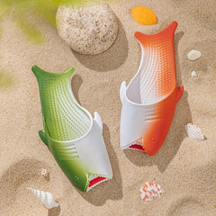 JIAGEYA Fish Shape Slippers For Boys Lightweight Non Slip Indoor Outdoor Slipper