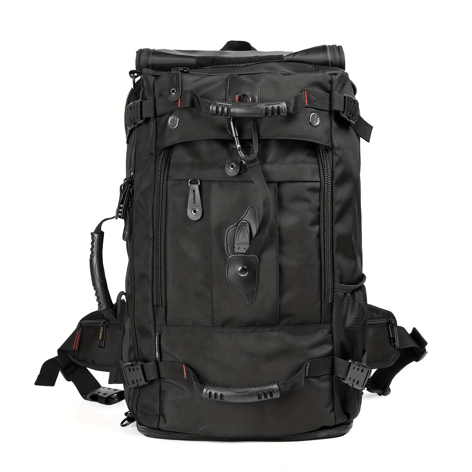 Men's Casual Travel Backpack Waterproof 40 64 Cm Laptop Backpack USB Port