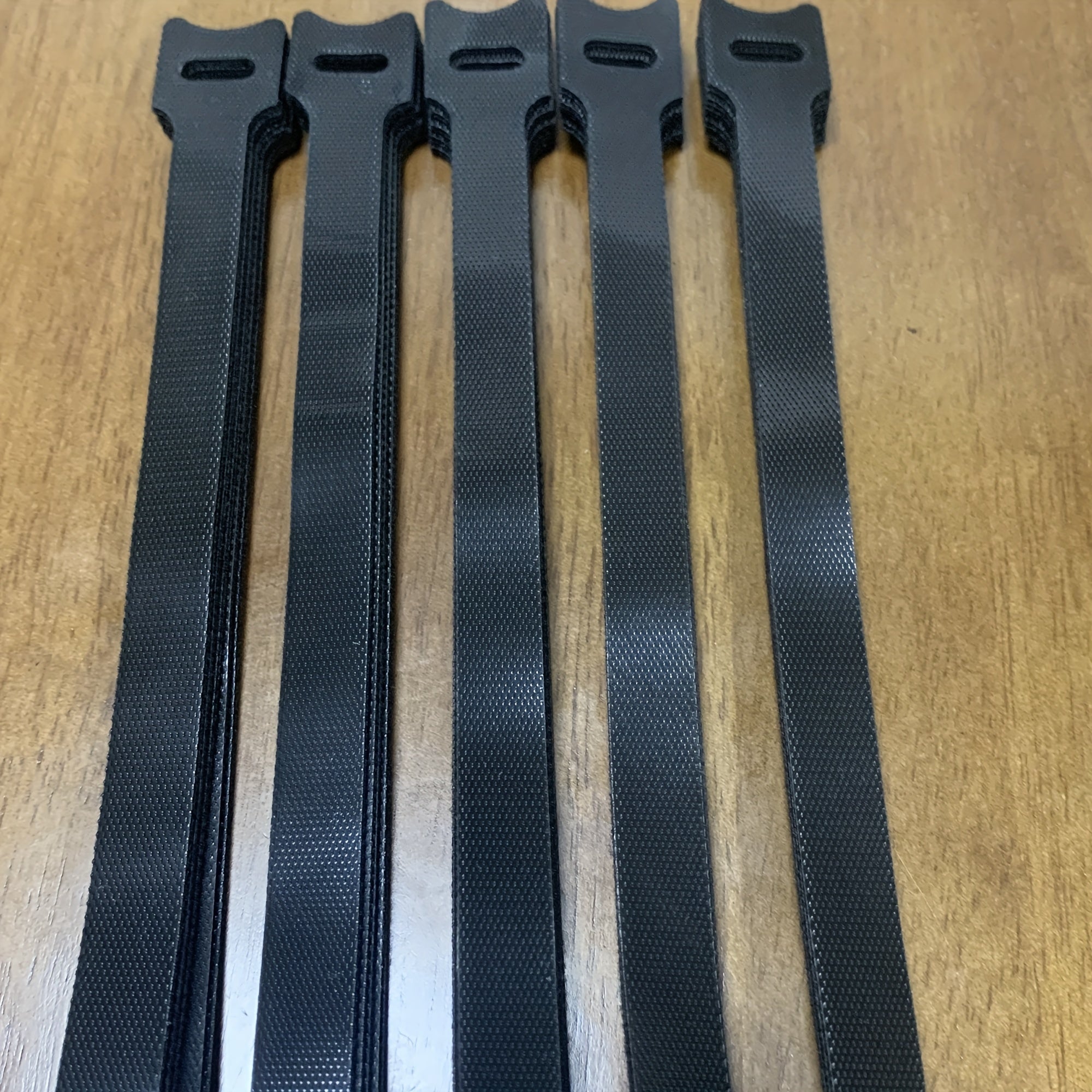 50pcs Adjustable Cable Management Strap 6 inch with Hooks and Buckles