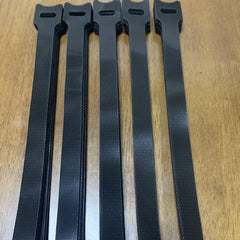 50pcs Adjustable Cable Management Strap 6 inch with Hooks and Buckles