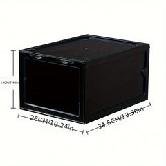 6pc Plastic Shoes Box With Clear Door For Sports Shoes Display