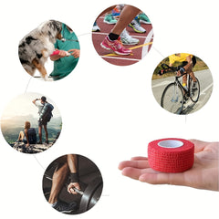 9pcs Pet Bandage Wraps Self Adhesive Vet Tape For Pets Colors