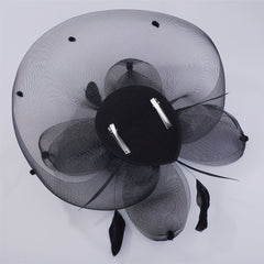 Mesh Head Piece with Faux Feather Hair Accessories for Party