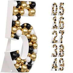3D Board Digital Modeling Birthday Letter Balloon Box Decoration