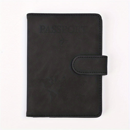 RFID Anti Theft Passport Card Bag Leather Wallet
