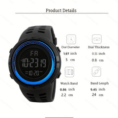 Outdoor Men's Electronic Watch Sports Multifunctional Watch