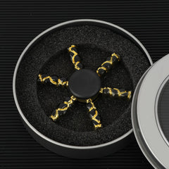 Mini Colorful Fidget Spinner Metallic Spin Ideal for Focus