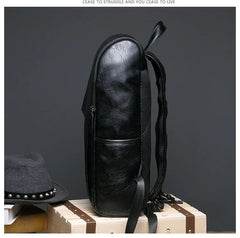 Men's Leather Travel Backpack