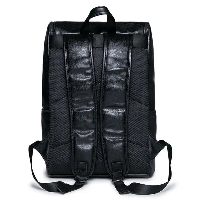 Men's Leather Travel Backpack