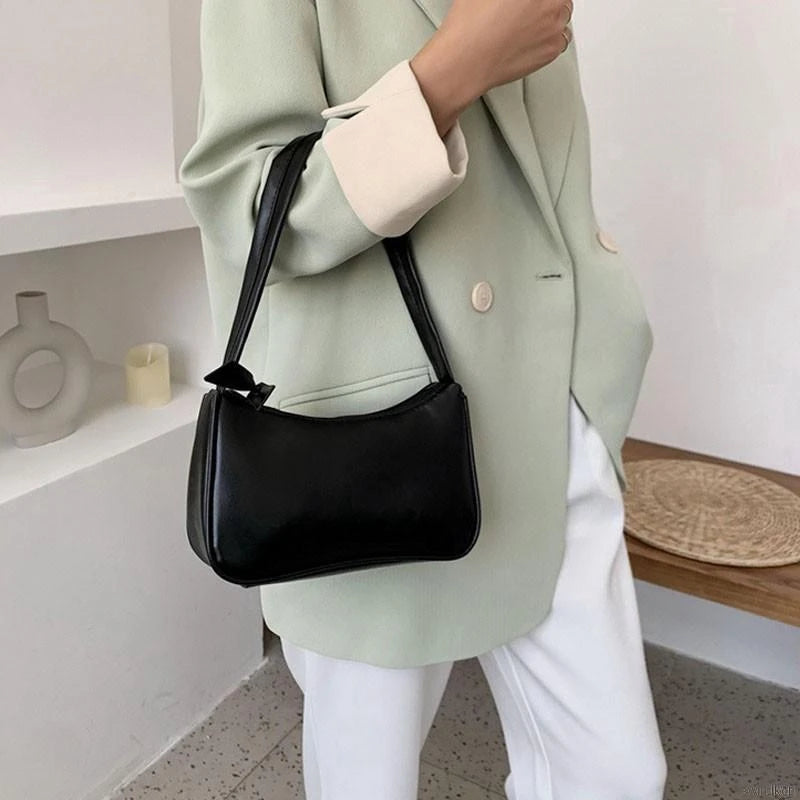 Women's PU Shoulder Bag Retro Style Handbag