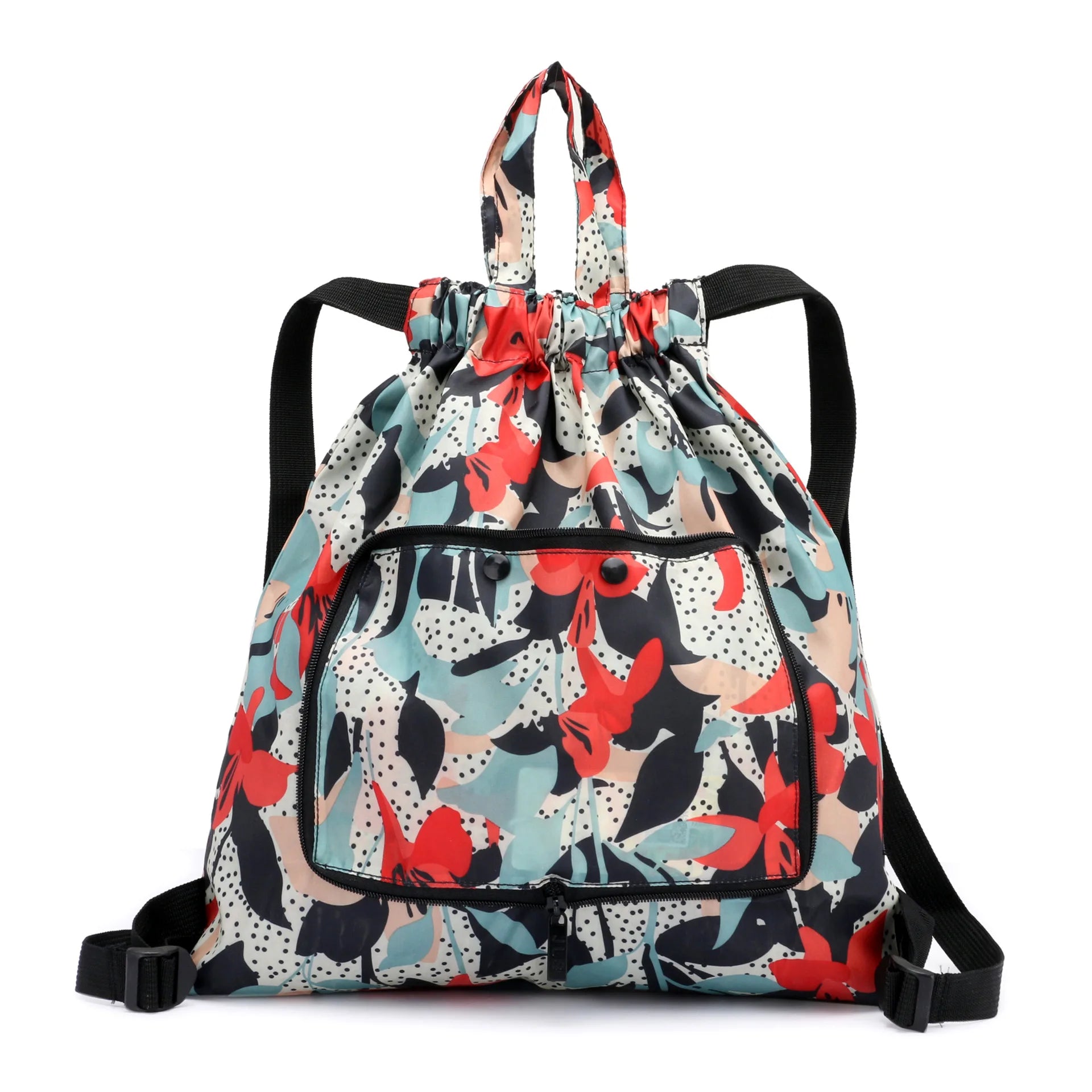 Oxford Floral Backpack Purse for Women Girls Travel Outdoor Storage Bag