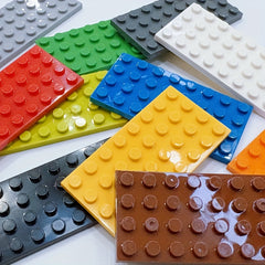 9pcs 4x8 Classic Base Plates Building Blocks Creative Basic Accessories Plate