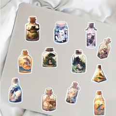 50pcs Waterproof Skateboard Decoration Stickers