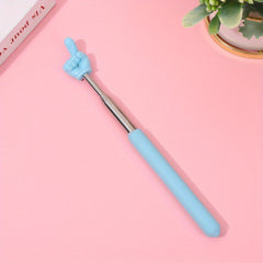 1pc Retractable Finger Reading Rods Stainless Steel Yellow Pink Green Purple