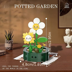 1000 pcs Succulent Building Blocks Set Desktop Decorative Home Gift