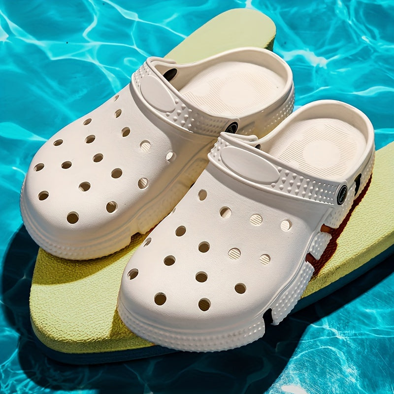Men's Closed Toe Clog Sandals Soft Sole Walking Shoes