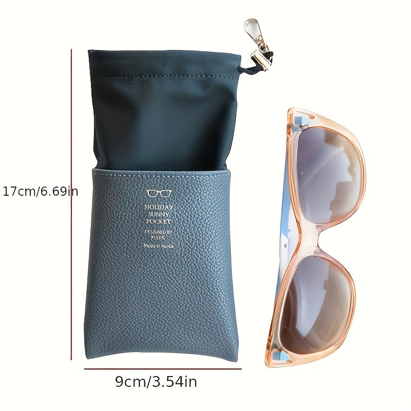 Mini Sunglasses Pouch Drawstring Glasses Dustproof Bag Lightweight