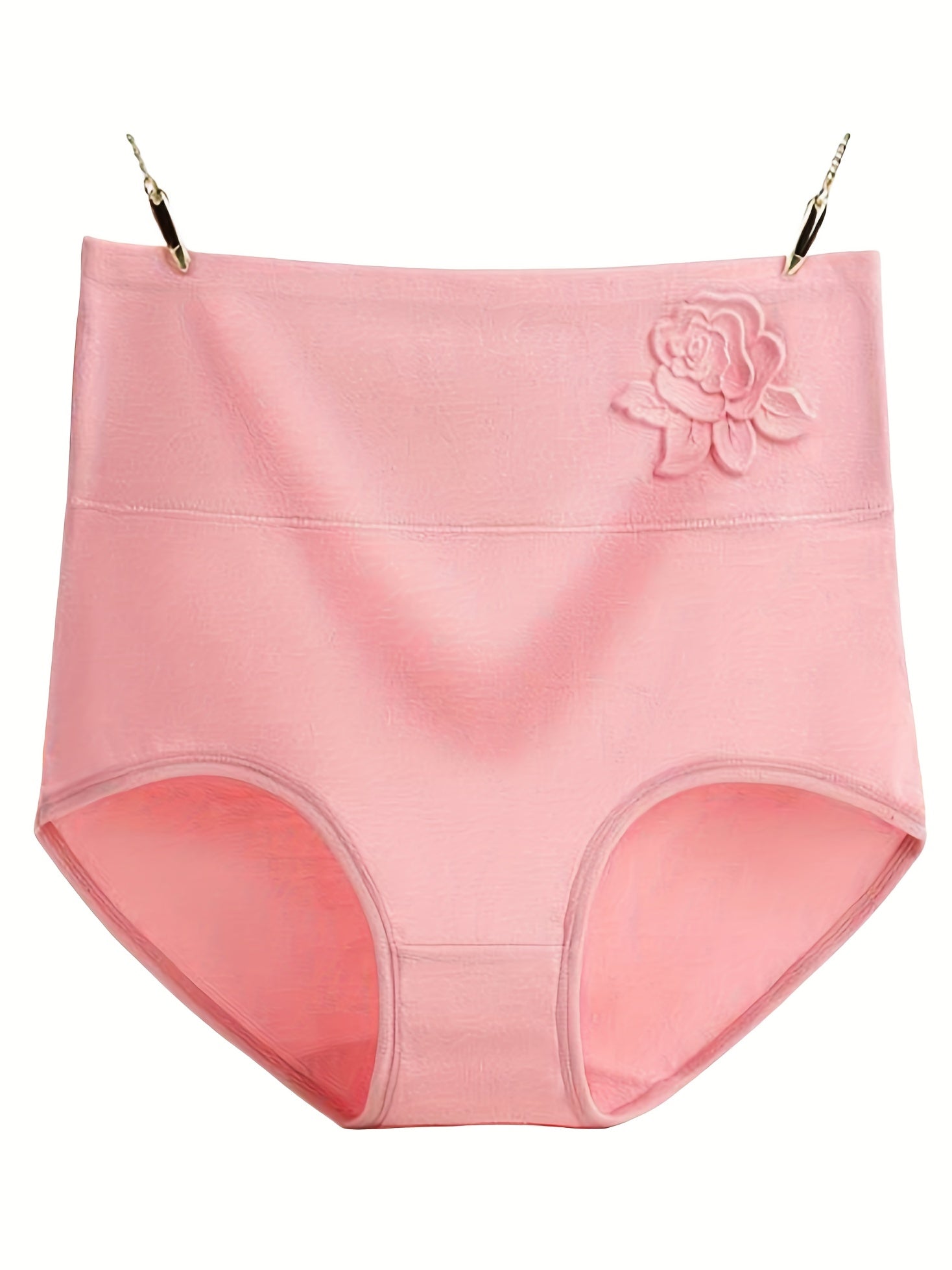 4pcs Floral Print Briefs Comfy Stretchy Intimates Panties