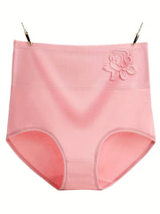 4pcs Floral Print Briefs Comfy Stretchy Intimates Panties
