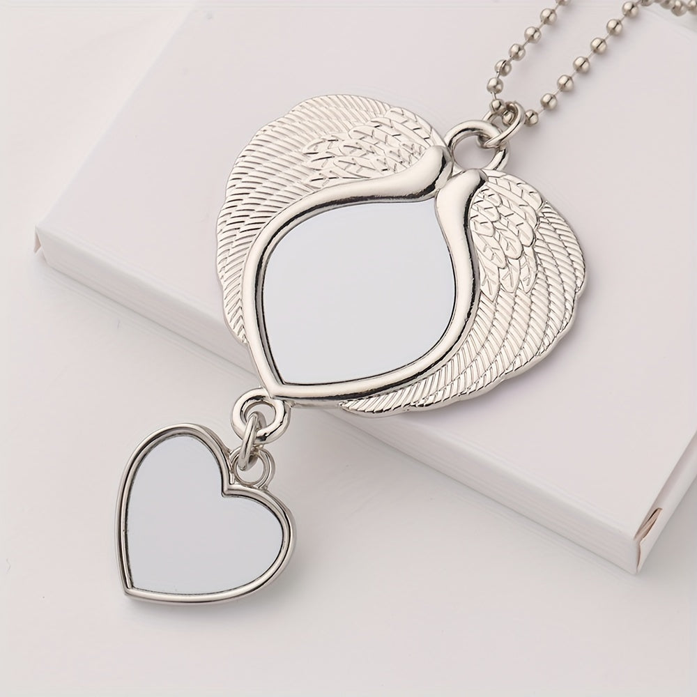 10pcs Blank Car Pendant Key Chain Set DIY Crafts
