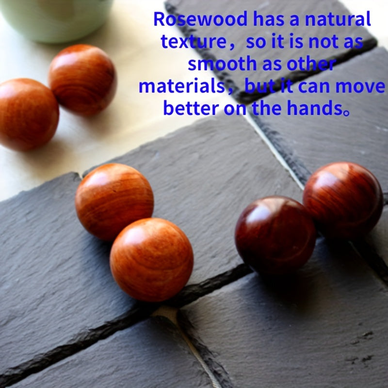Wooden Finger Strength Training Grip Ball - 2pcs