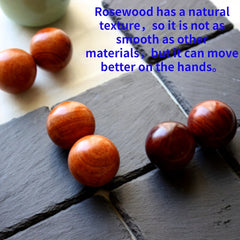 Wooden Finger Strength Training Grip Ball - 2pcs