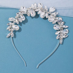 Girls Petal Rhinestone Headband Princess Fairy Hair Accessories