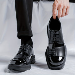 Men's Faux Leather Dress Shoes Non Slip Casual Shoes for Outdoor Activities
