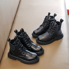Girls Kids Ankle Boots Comfortable Non Slip Zipper Indoor Outdoor Autumn Winter