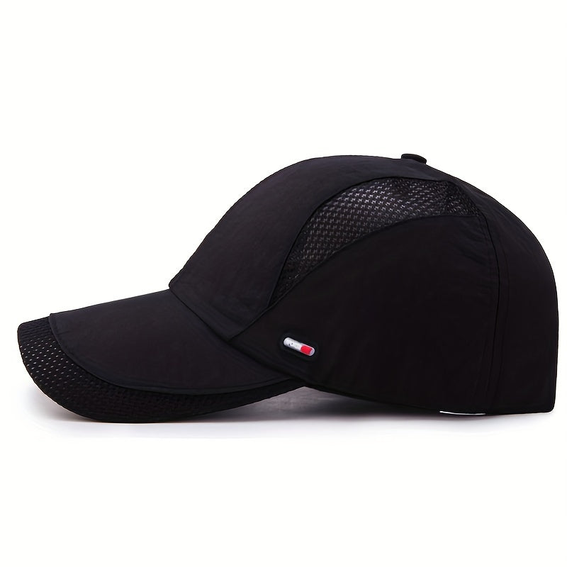 2pcs Men's Breathable Quick Drying Mesh Baseball Cap
