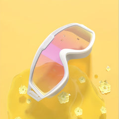 Anti-fog Waterproof Swimming Goggles PC Silicone Large Frame