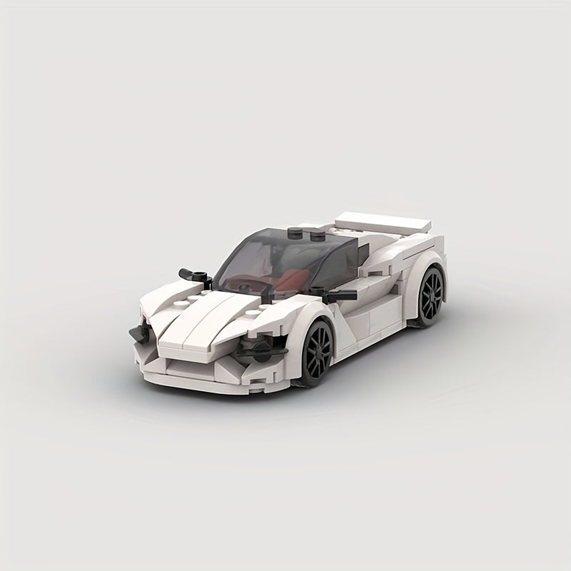 183pcs Retro Sports Car Racing Building Blocks Mosaic Toys