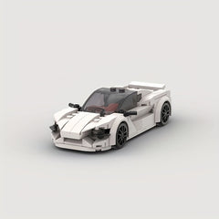 183pcs Retro Sports Car Racing Building Blocks Mosaic Toys