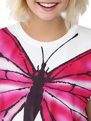 Girls Boys Butterfly Graphic Short Sleeve T-shirt Summer Sports Clothes