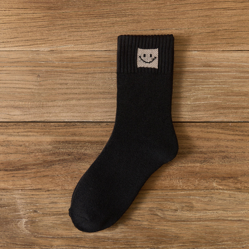 Smiling Face Socks Ankle Novelty Funny Socks For Womens Socks