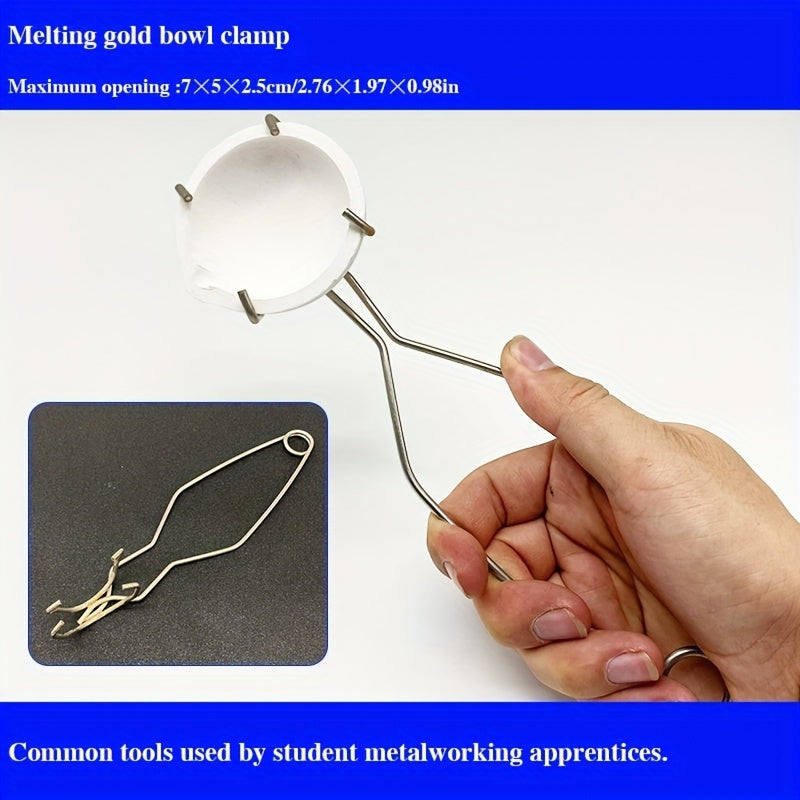 Metal Melt Furnace Bracket Clip Melting Jewelry With Clip Pliers