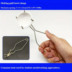 Metal Melt Furnace Bracket Clip Melting Jewelry With Clip Pliers