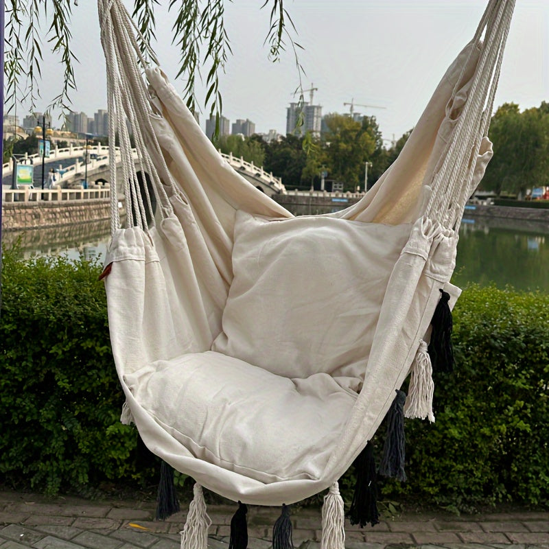 Portable Camping Swing Chair Hammock Seat for Outdoor Relaxation